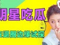 吃瓜娱乐圈类小说,瓜田里的明星秘闻
